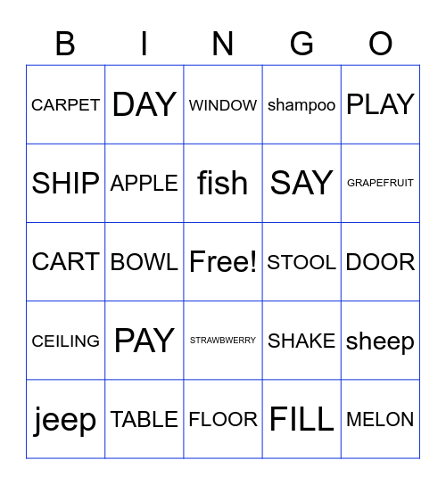 EPISODE 4 ALPHA BOAT Bingo Card