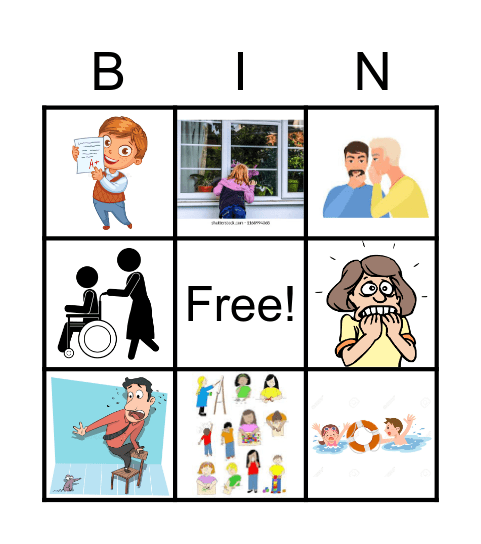 Vocabulary Bingo Card