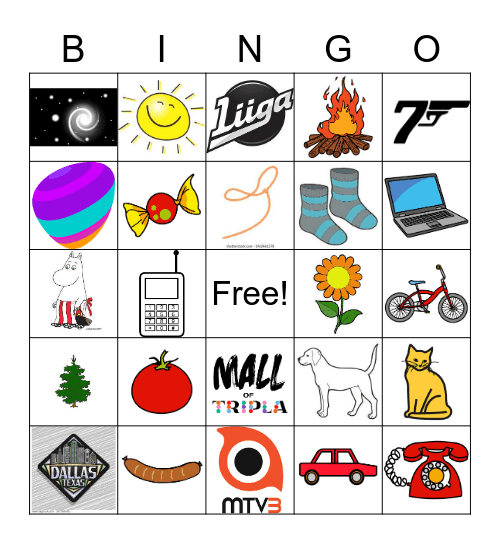 Tiimipäivän bingo Card