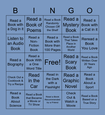 Library BINGO Card