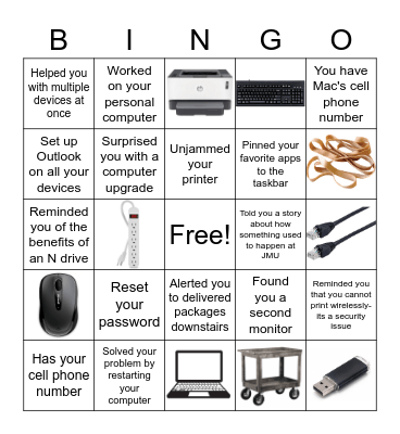 Mac Bingo! Bingo Card