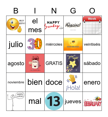 LOTERIA Bingo Card