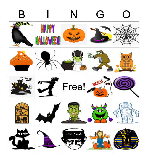 SPOOKY Bingo Card