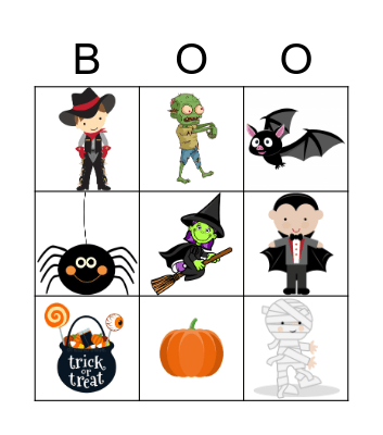 Happy Halloween! Bingo Card