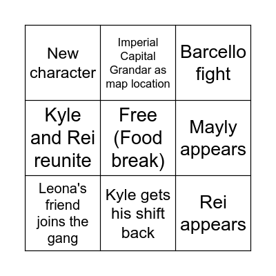 LC story update Bingo Card