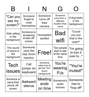 Pride + Joy Zoom Bingo! Bingo Card