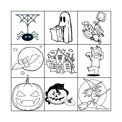 Halloween BINGO! Bingo Card