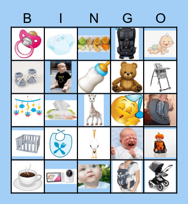 Baby Bingo! Bingo Card