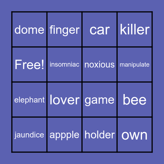 BGAPSA Connects Bingo Card