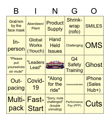 Bay-Bingo Card