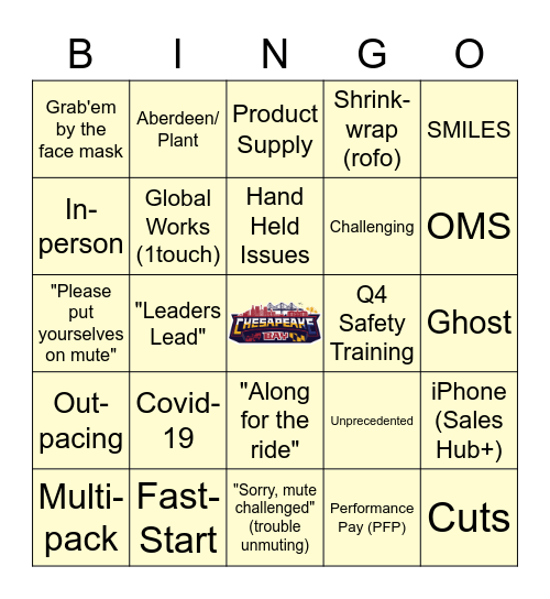Bay-Bingo Card
