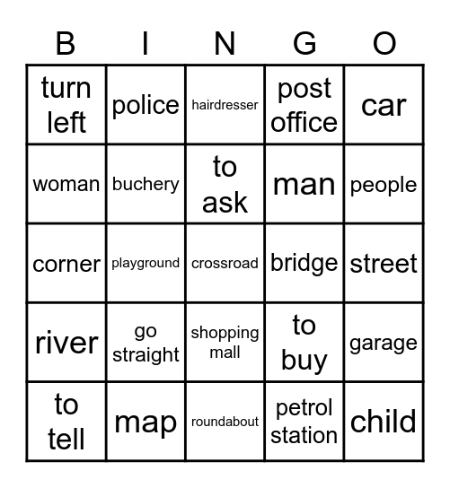 Vokabeln_Neighbours Bingo Card
