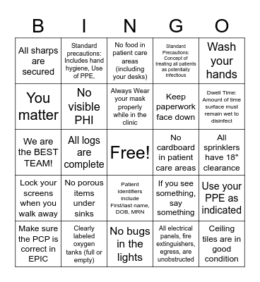 If you see any of these...Tell Amber :) Bingo Card