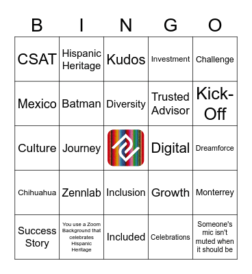 October 14th All Hands Bingo Card
