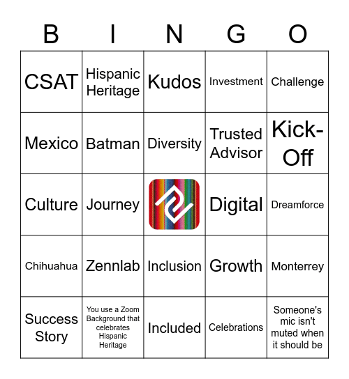 October 14th All Hands Bingo Card