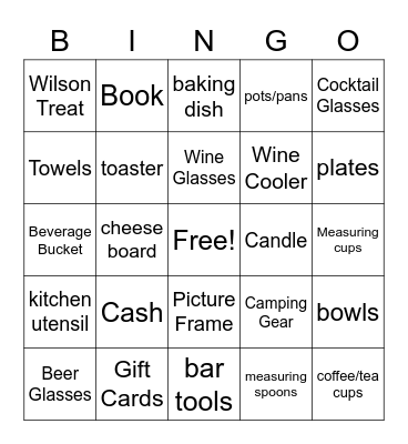 U  Love is Brewing Emily Velda Jones  (soon to be Mrs. Emily Velda Metsa)ntitled Bingo Card