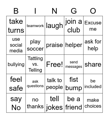 OKAY BINGO Card