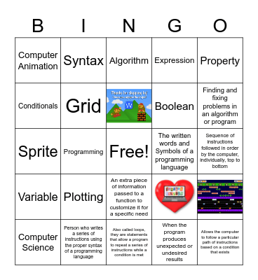 UNIT 3 ANIMATION PRACTICE Bingo Card