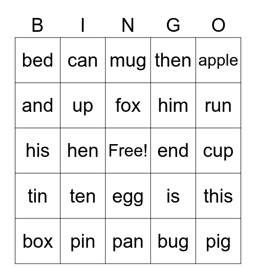 5th Hour October Bingo Card Bingo Card