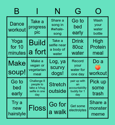 OCEAN WEEK BINGO Card