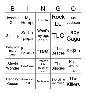 Round 2 - Bingo w Alex and Polly Bingo Card
