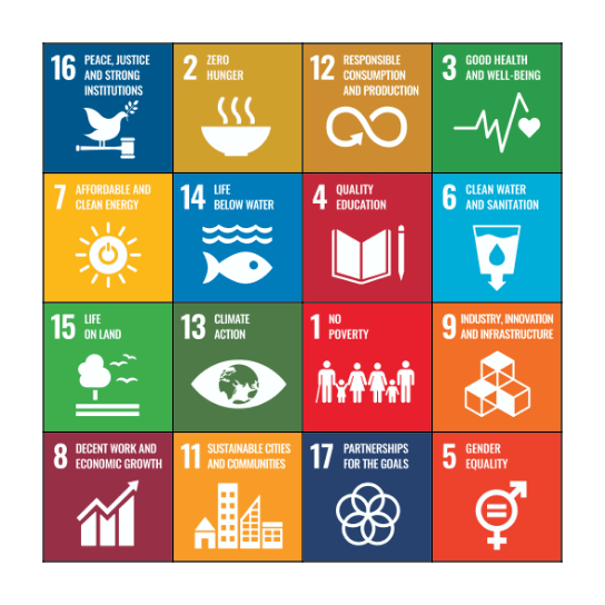 SDGs Bingo Card