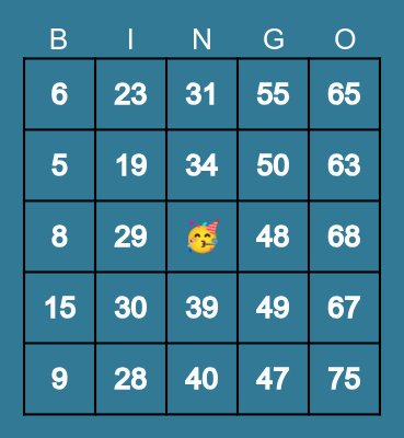 SORIANO FAMILY Bingo Card