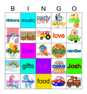 Double Birthday Bingo! Bingo Card