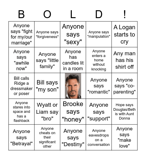 The Bold and the Bingo Card