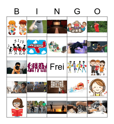 German 1 - Freizeit Bingo Card