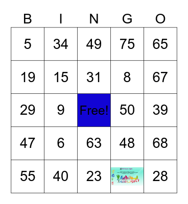 CFC FAMILY DAY 2021 GAME 5 Bingo Card