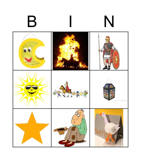 Sankt Martin Bingo Card