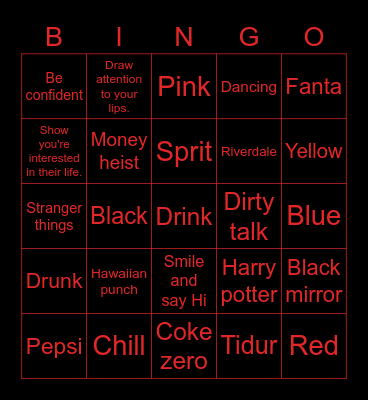 Seulgi Bingo Card