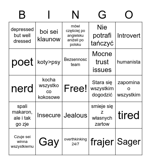 Bingo Wiki Bingo Card