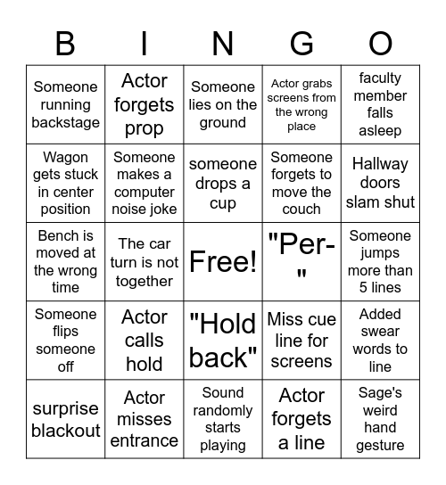 Good Kids Tech Bingo Card