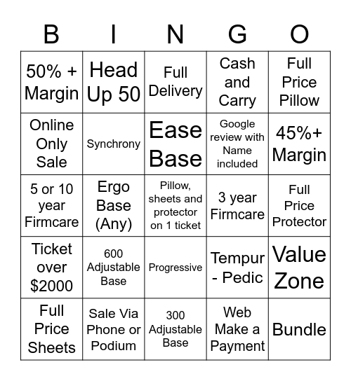 Black Friday Bingo! Bingo Card