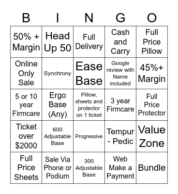 Black Friday Bingo! Bingo Card