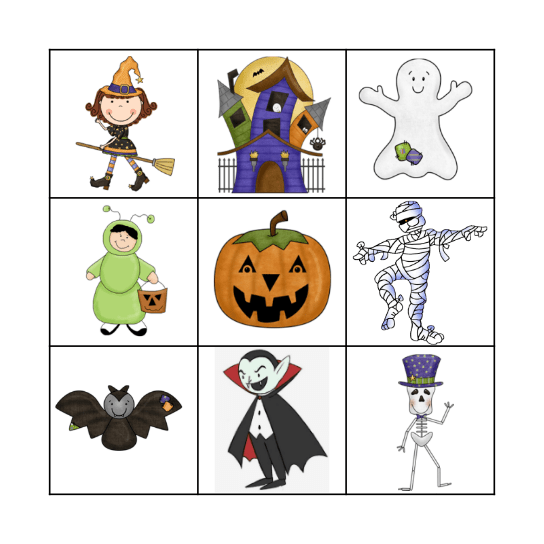 HALLOWEEN BINGO Card