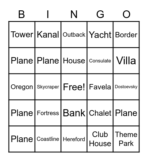 R6 MAPINGO Bingo Card