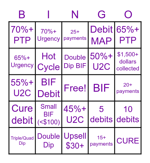 Week 3: Mon-Thur PM Bingo Card