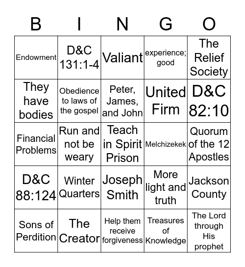 Assessment Bingo!!! Bingo Card
