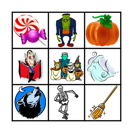 HALLOWEEN BINGO (1) Bingo Card