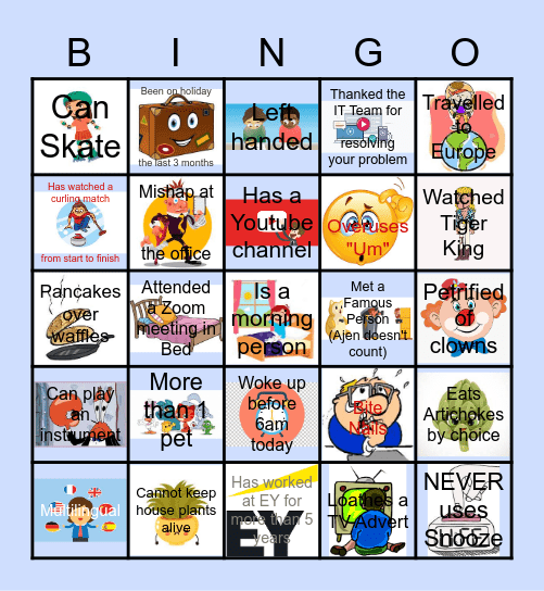 BTS BOMA BINGO Card