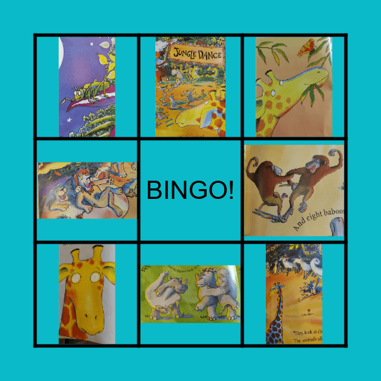 GIRAFFES CAN'T DANCE Bingo Card