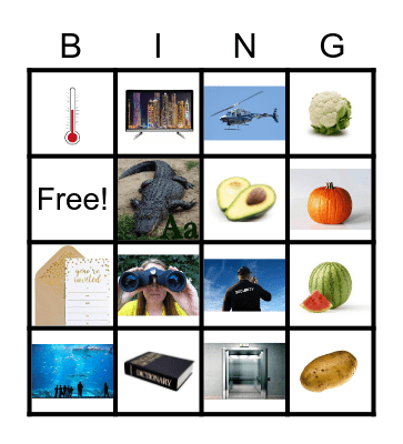 Let's have fun! Bingo Card