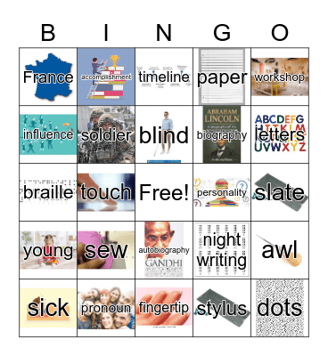 P8 MS U2 BINGO Card