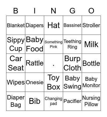 Ba-bee Bingo Card