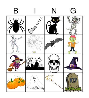 HALLOWEEN Bingo Card