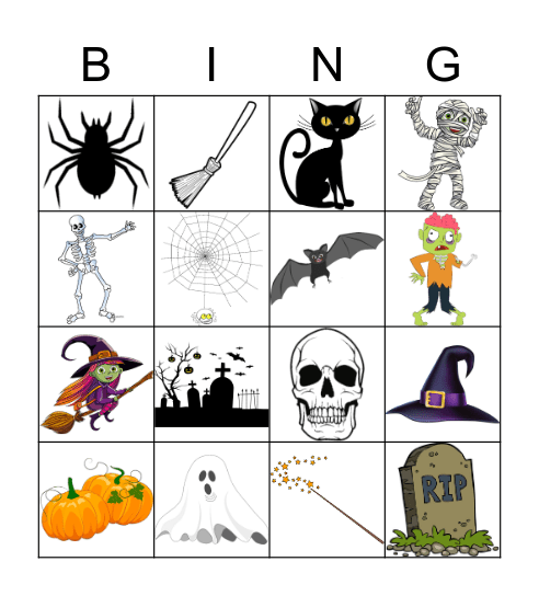 HALLOWEEN Bingo Card