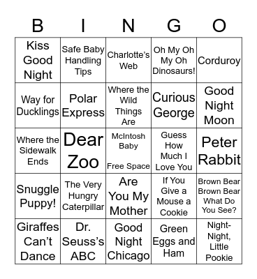 ~ McIntosh Baby Shower ~ Bingo Card